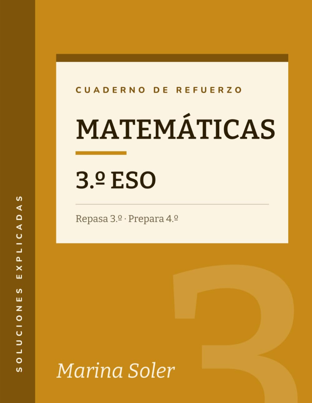 Matemáticas 3.º ESO · Cuaderno de refuerzo (edición anterior)