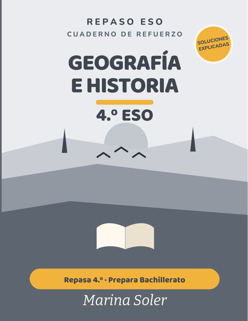 Geografía e Historia 4.º ESO. Cuaderno de refuerzo