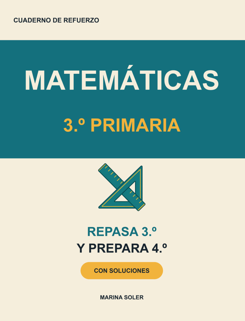 Matemáticas 3.º Primaria · Cuaderno de refuerzo con Rodolfo