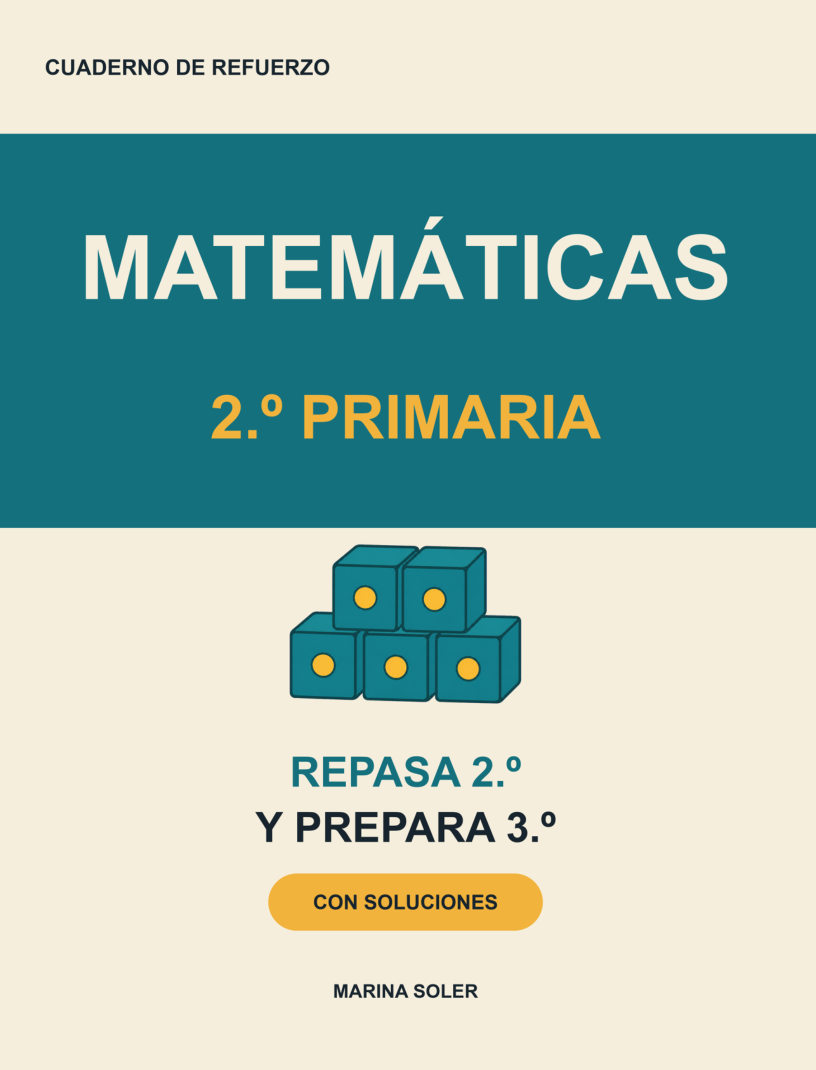 Matemáticas 2.º Primaria · Cuaderno de refuerzo con Rodolfo