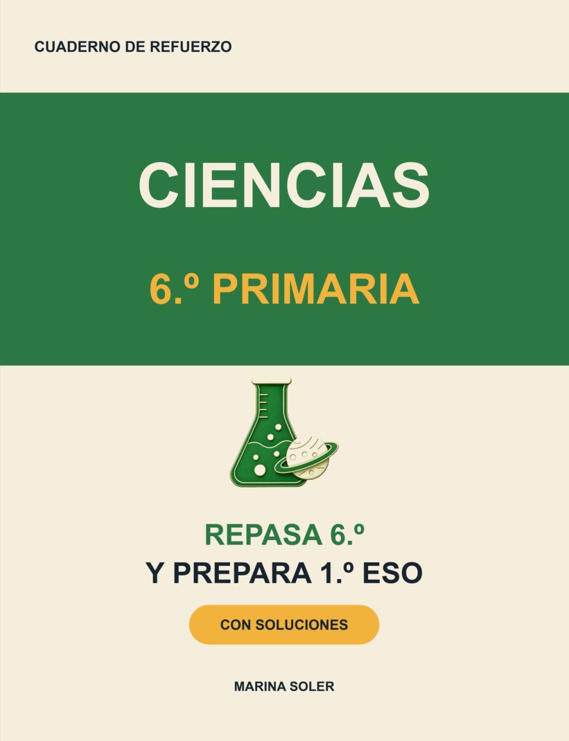 Ciencias 6.º Primaria · Cuaderno de refuerzo con Rodolfo