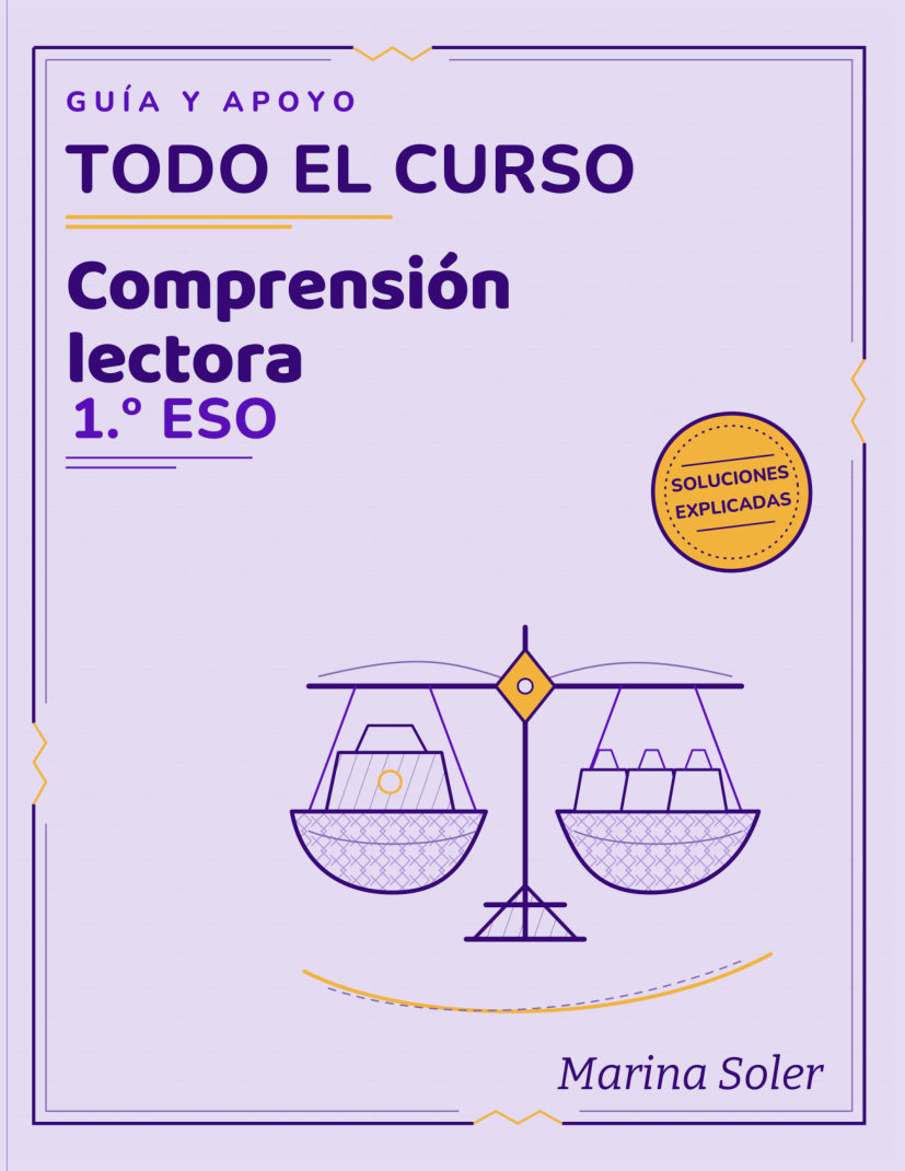 Comprensión lectora 1.º ESO