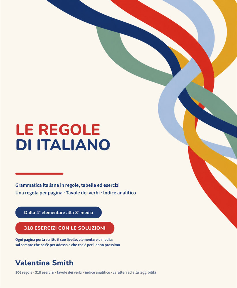 Copertina: Le Regole di Italiano a Colori