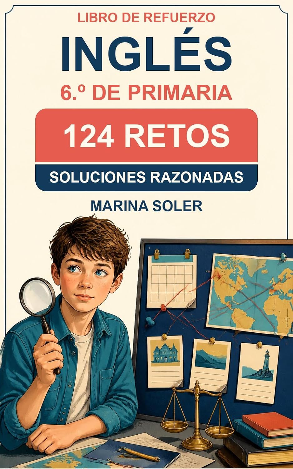 Inglés 6.º Primaria · 124 retos · Kindle