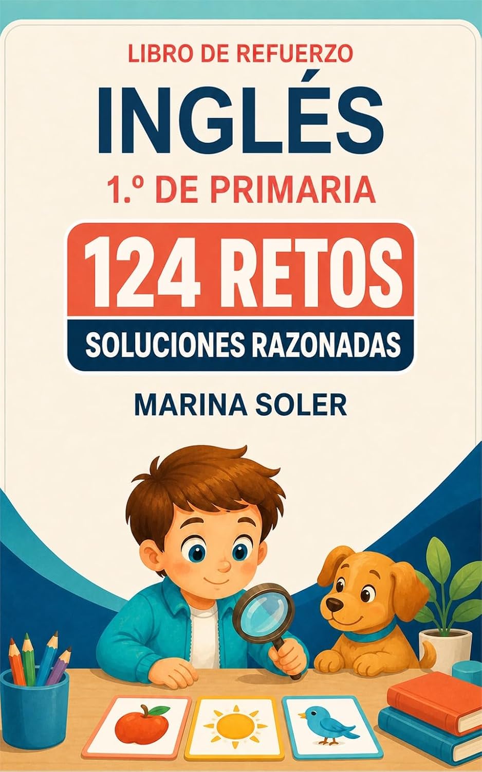 Inglés 1.º Primaria · 124 retos · Kindle