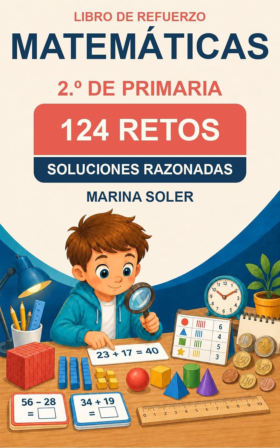 Matemáticas 2.º Primaria · 124 retos · Kindle