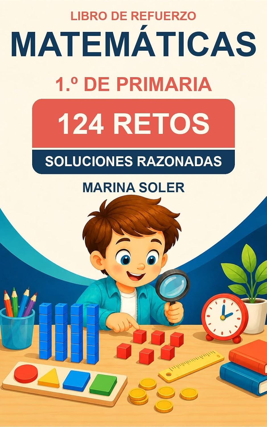 Matemáticas 1.º Primaria · 124 retos · Kindle