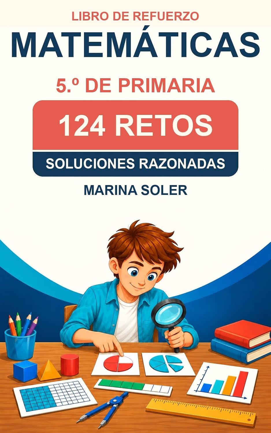 Matemáticas 5.º Primaria · 124 retos · Kindle