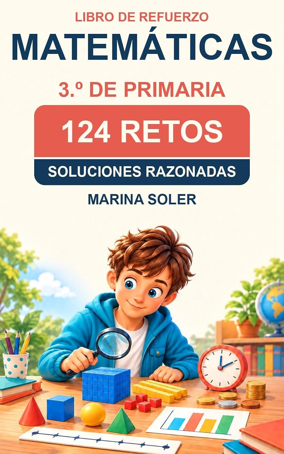 Matemáticas 3.º Primaria · 124 retos · Kindle