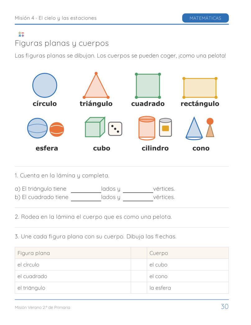 Página 30 del libro: Matemáticas