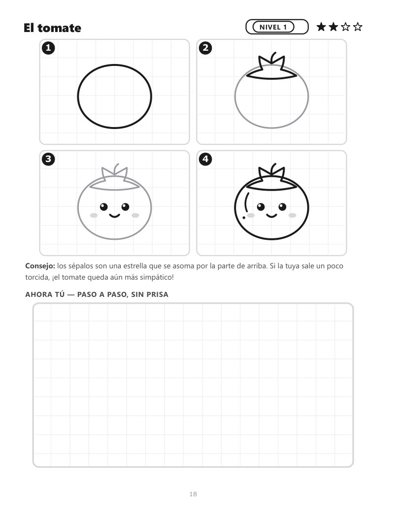 Dibujar un tomate