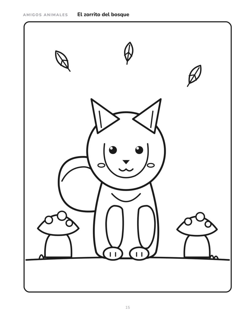 Gatito para colorear