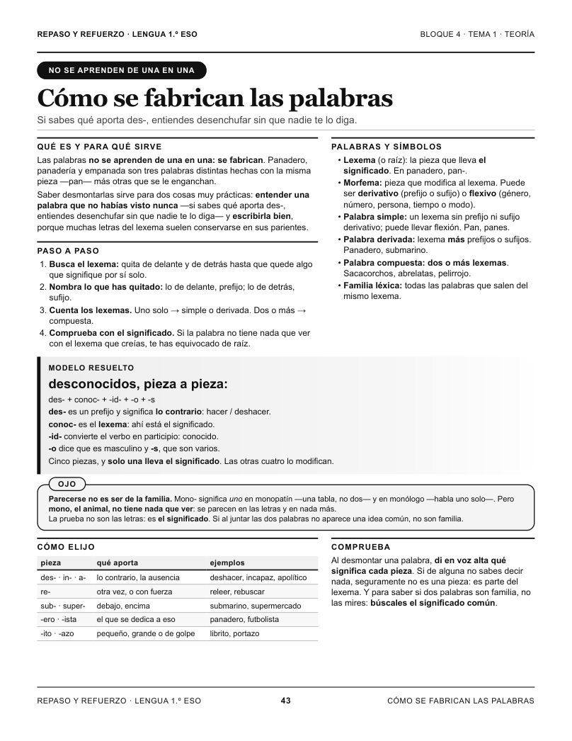Página 43 del libro: Actividad del libro