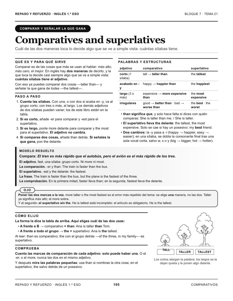 Página 105 del libro: Actividad del libro