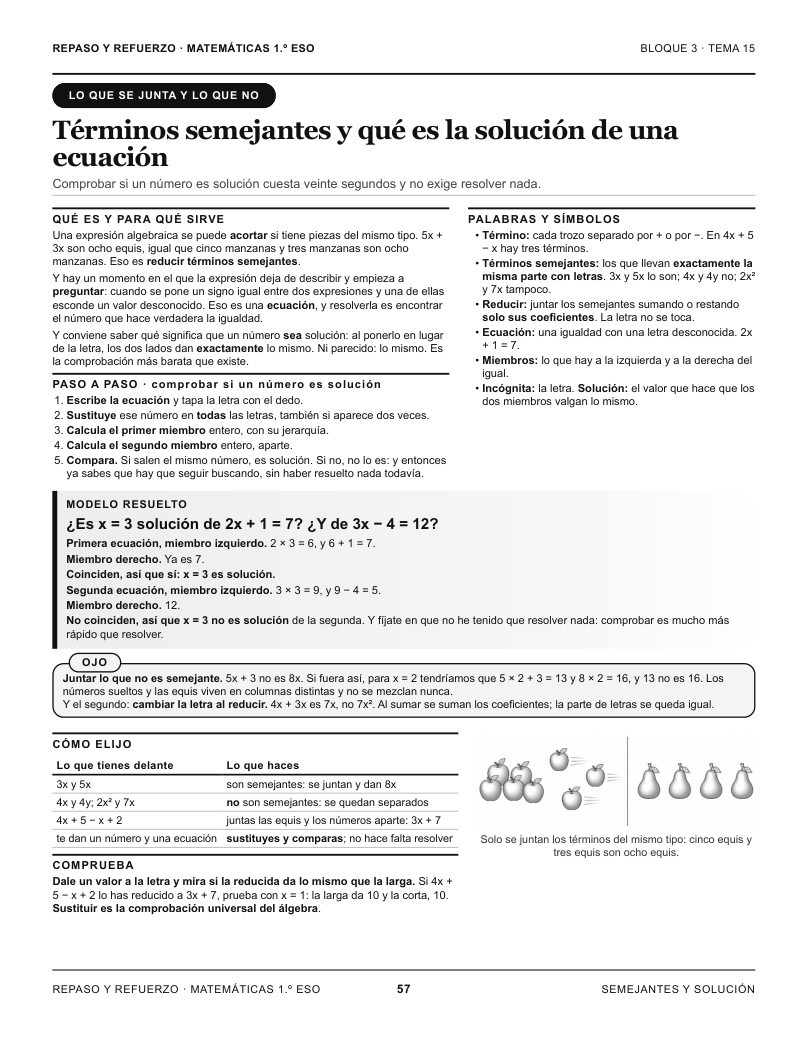 Página 57 del libro: Actividad del libro