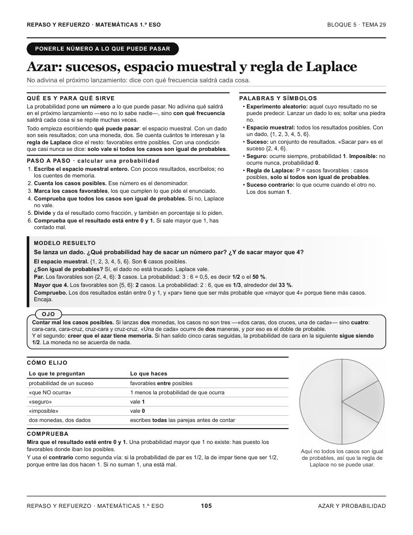 Página 105 del libro: Actividad del libro
