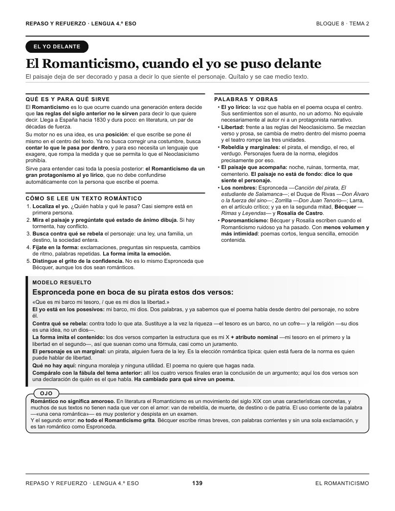 Página 139 del libro: Actividad del libro