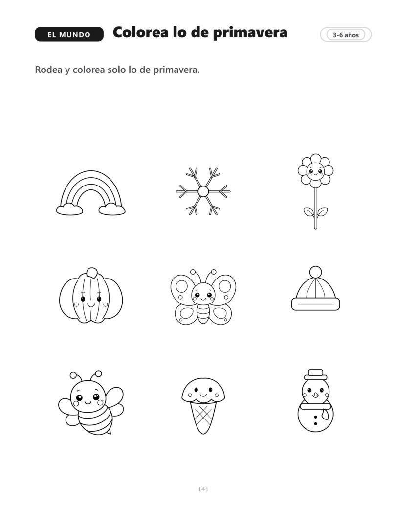 Página 141 del libro: Las estaciones