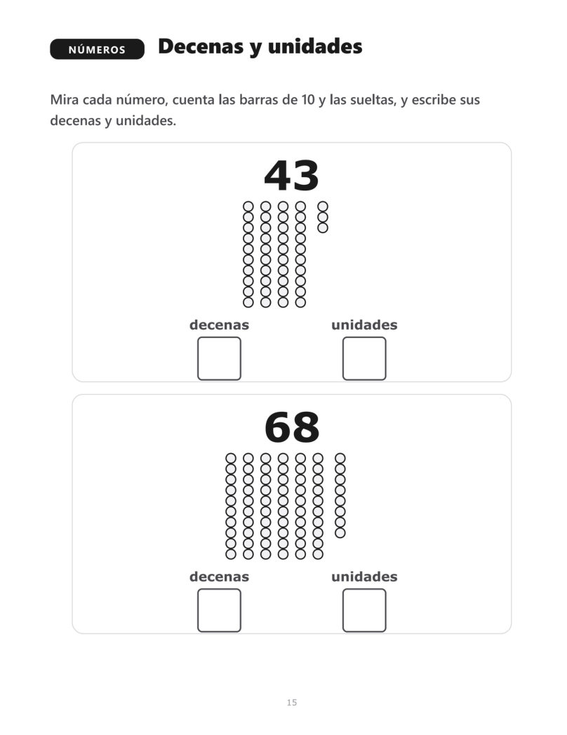 Decenas y unidades
