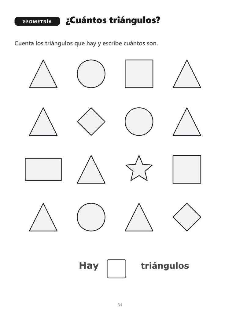 Página 84 del libro: Formas geométricas