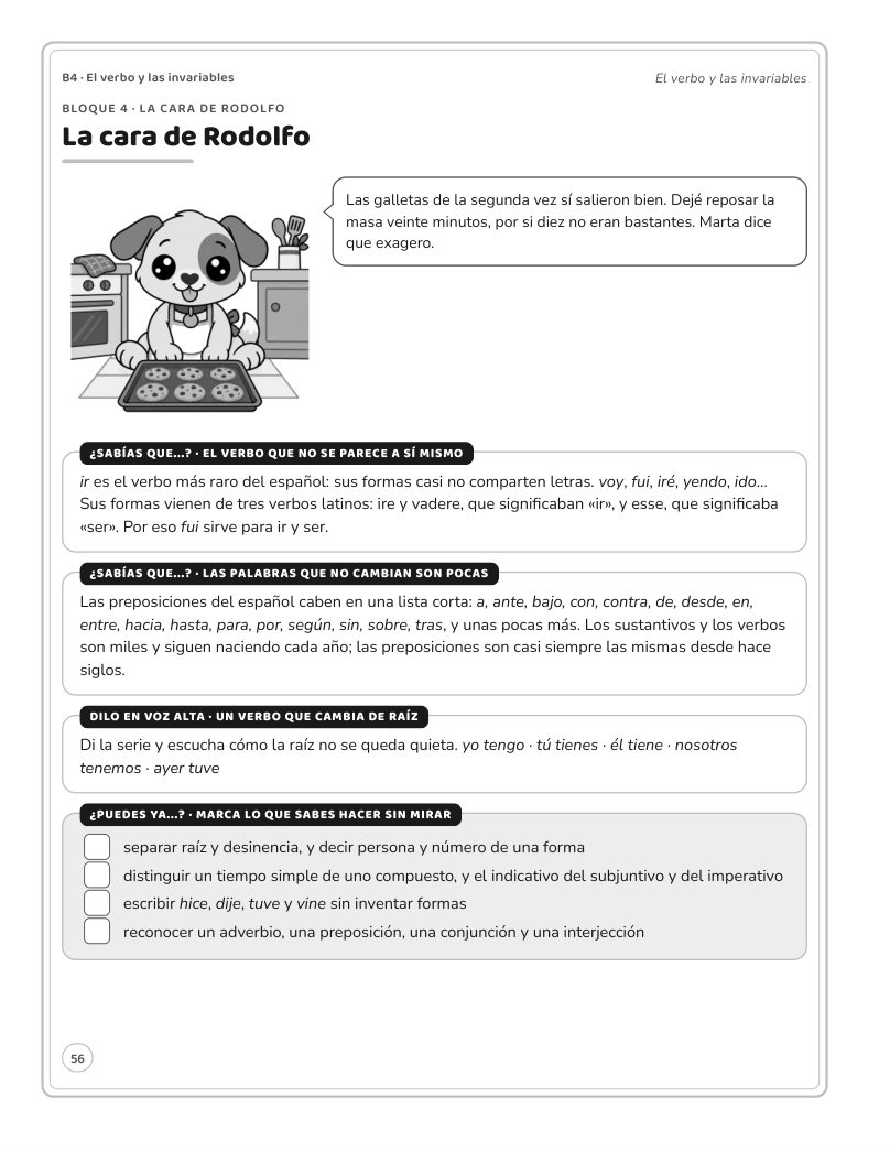 Página 56 del libro: Actividad del libro