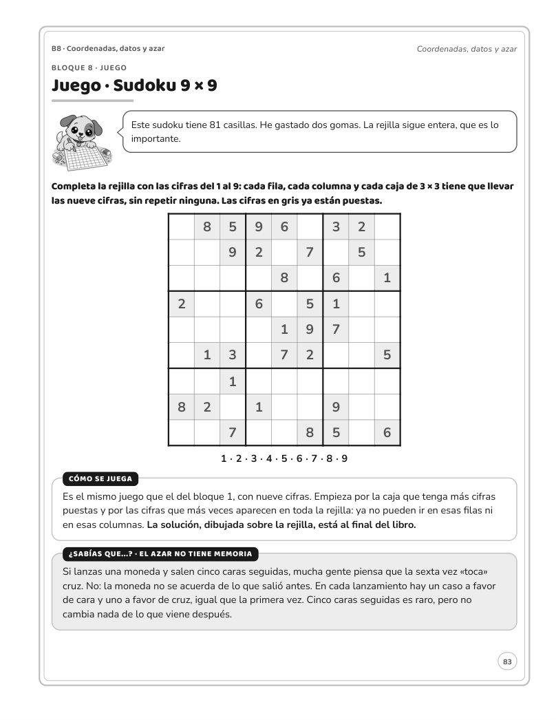 Página 83 del libro: Actividad del libro