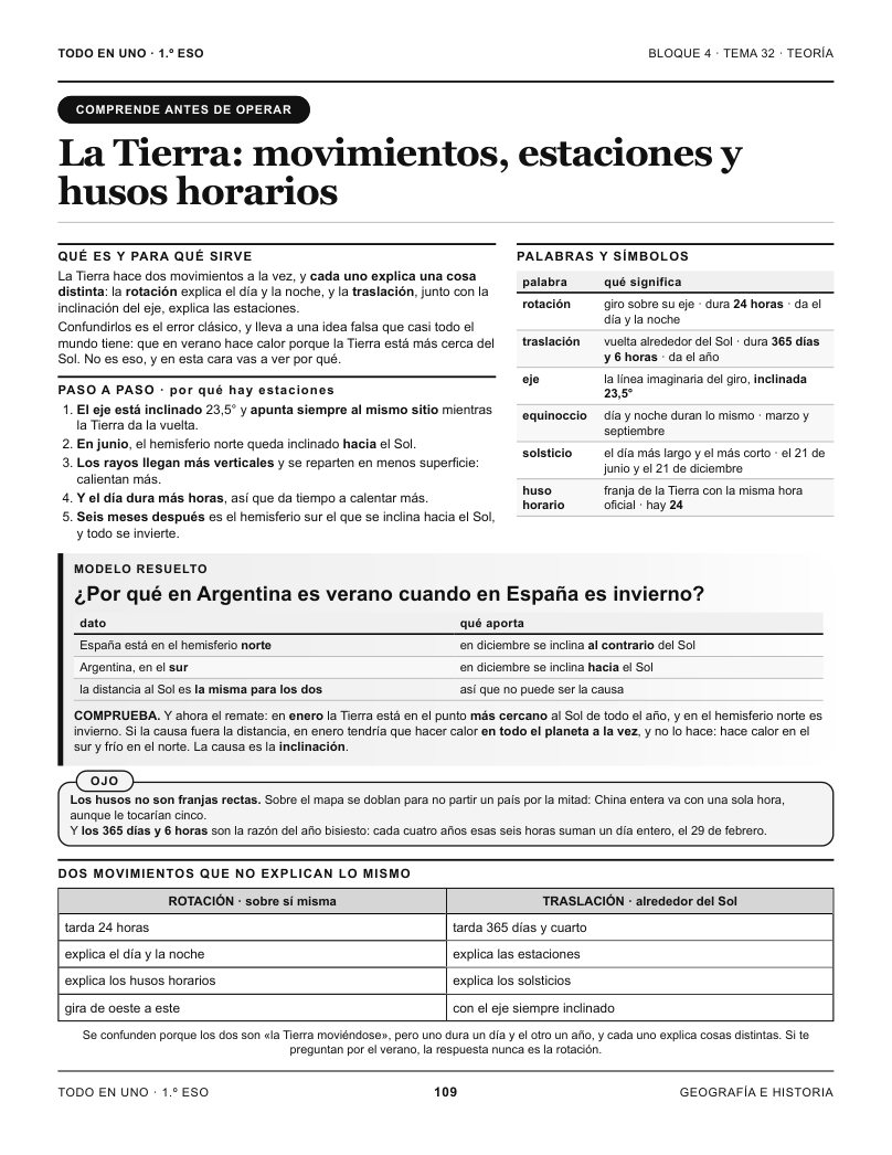 Página 109 del libro: Geografía e Historia