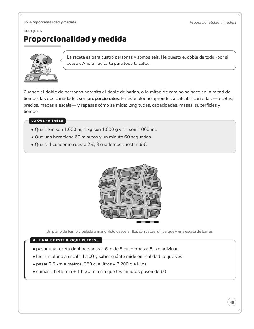 Página 45 del libro: Actividad del libro