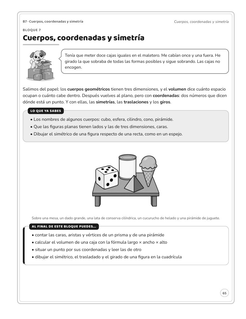 Página 65 del libro: Actividad del libro