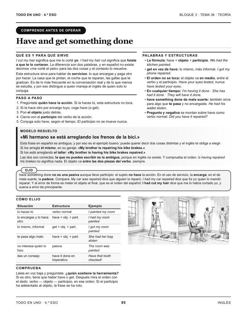 Página 95 del libro: Inglés