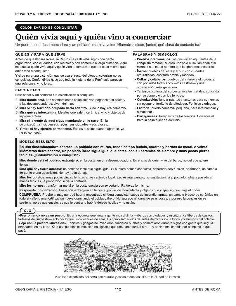 Página 112 del libro: Actividad del libro