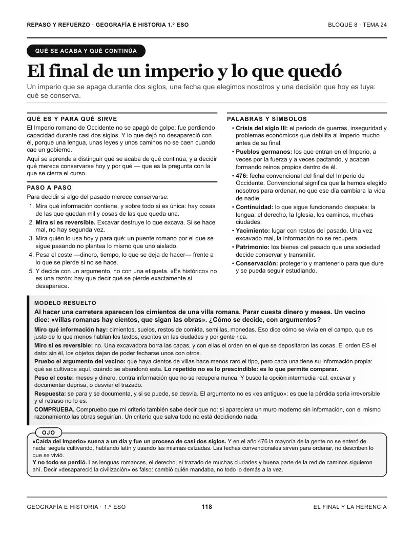 Página 118 del libro: Actividad del libro