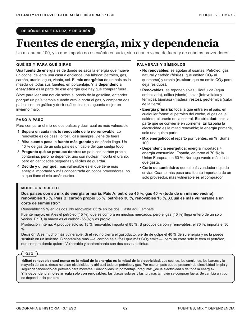 Página 62 del libro: Actividad del libro