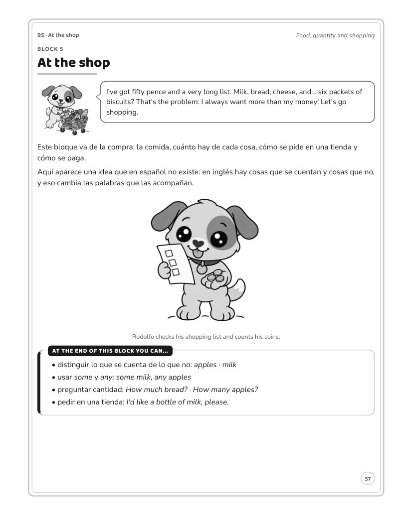 Página 57 del libro: Actividad del libro