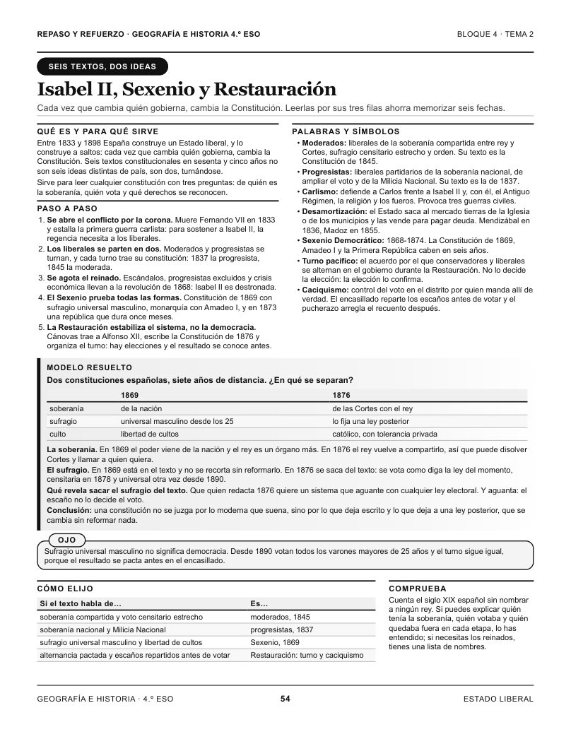 Página 54 del libro: Actividad del libro