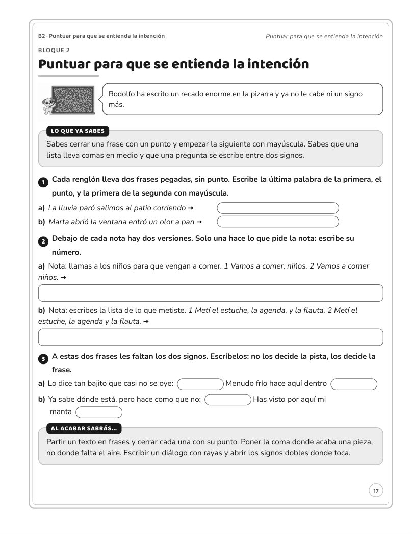 Actividad del libro
