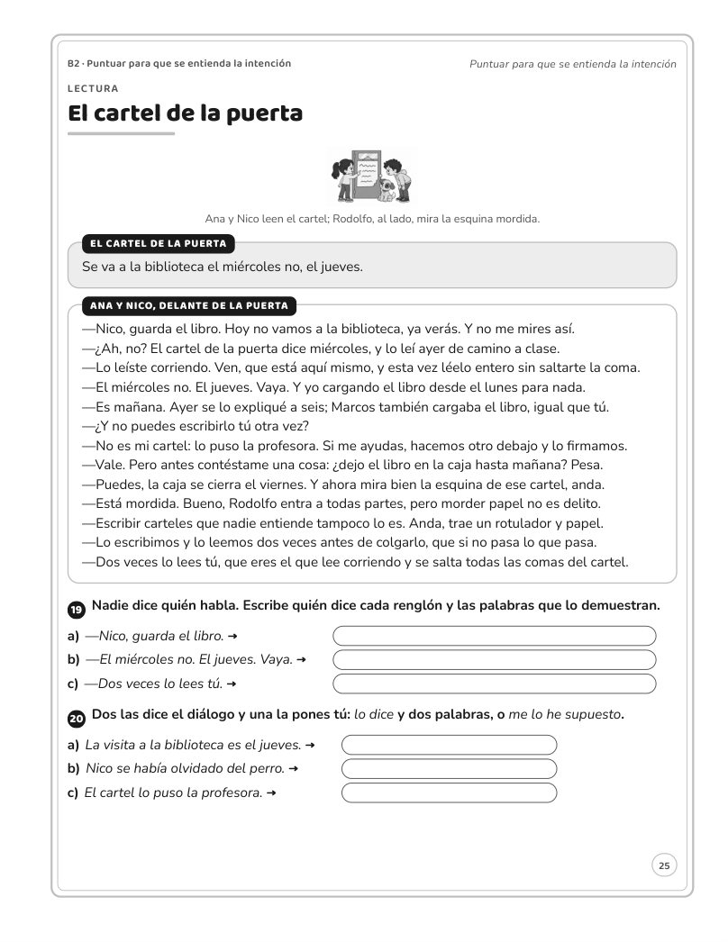 Página 25 del libro: Actividad del libro