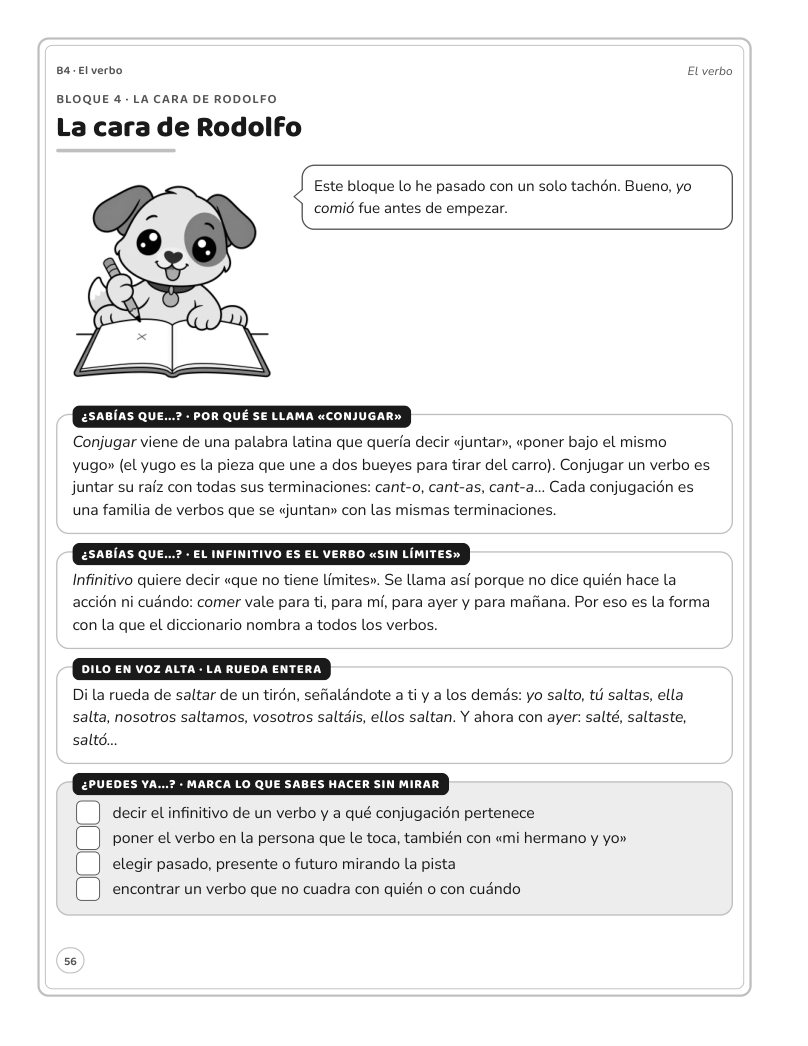 Página 56 del libro: Actividad del libro