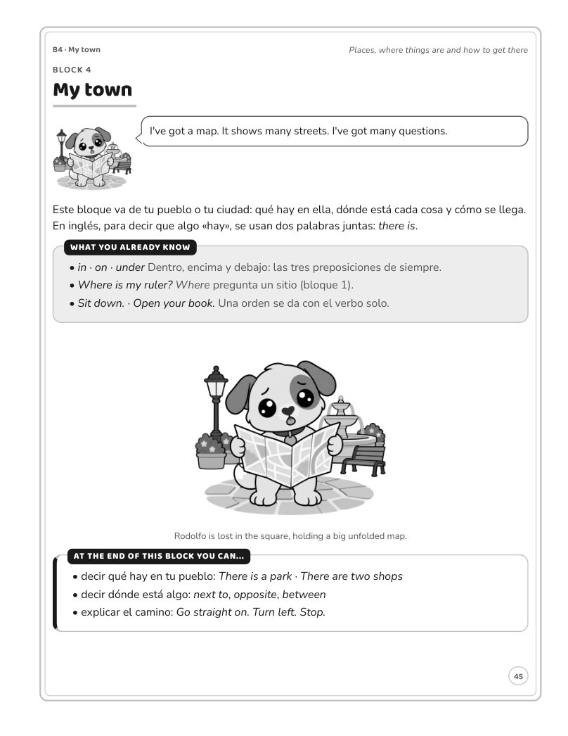 Página 45 del libro: Actividad del libro