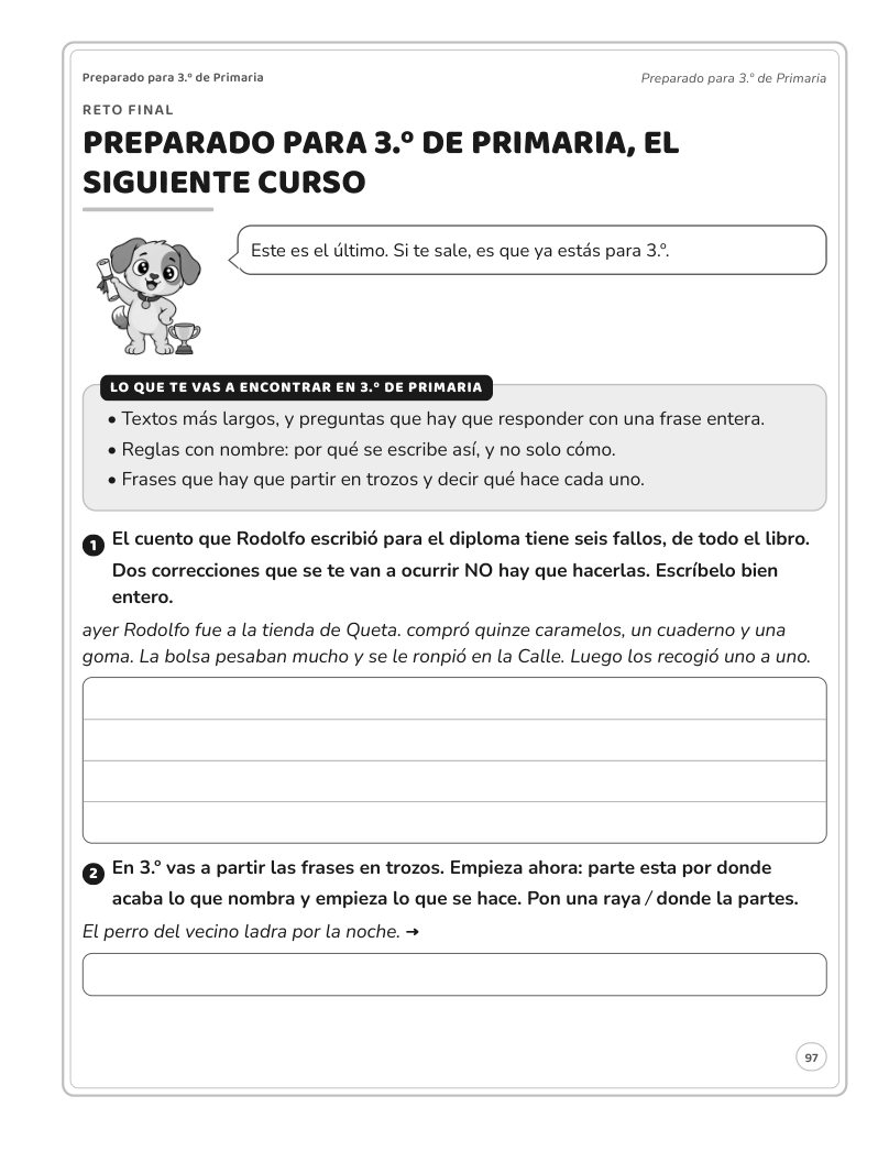 Página 97 del libro: Actividad del libro