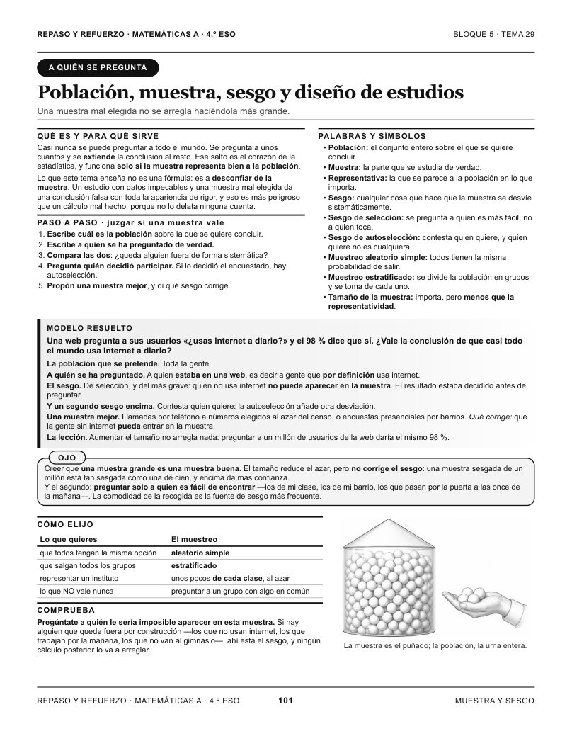 Página 101 del libro: Actividad del libro