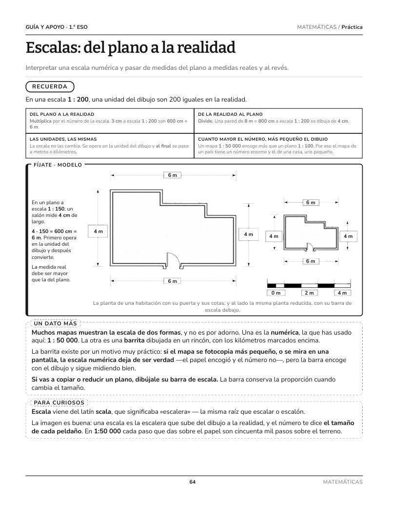 Página 64 del libro: Matemáticas