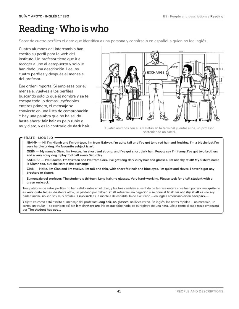 Actividad del libro