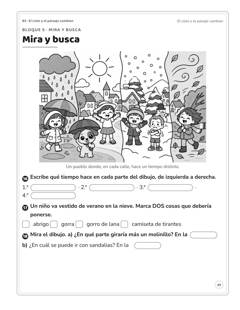 Página 49 del libro: Actividad del libro