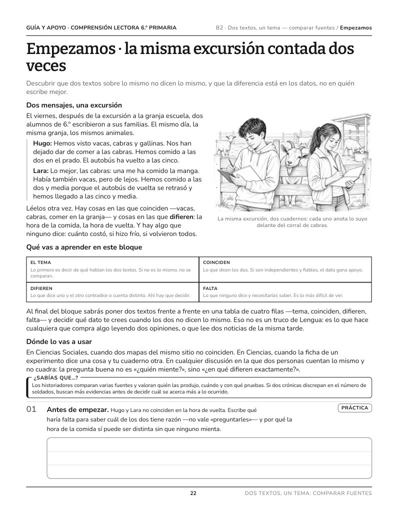 Actividad del libro
