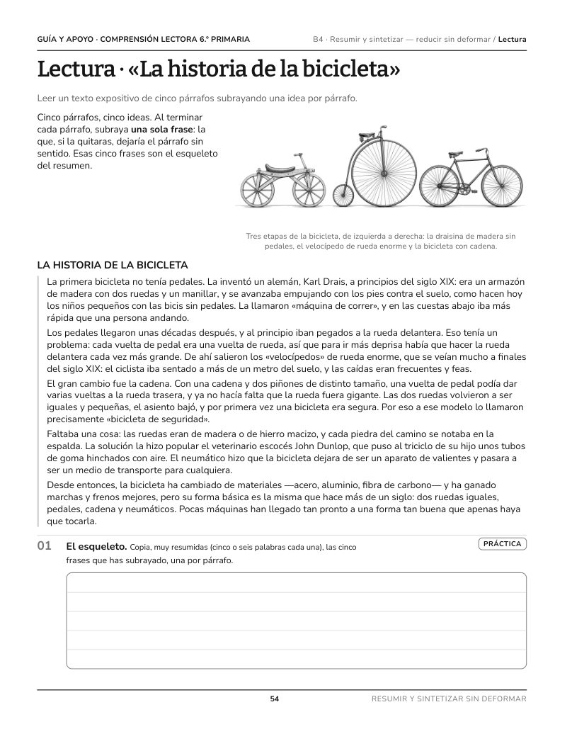 Página 54 del libro: Actividad del libro