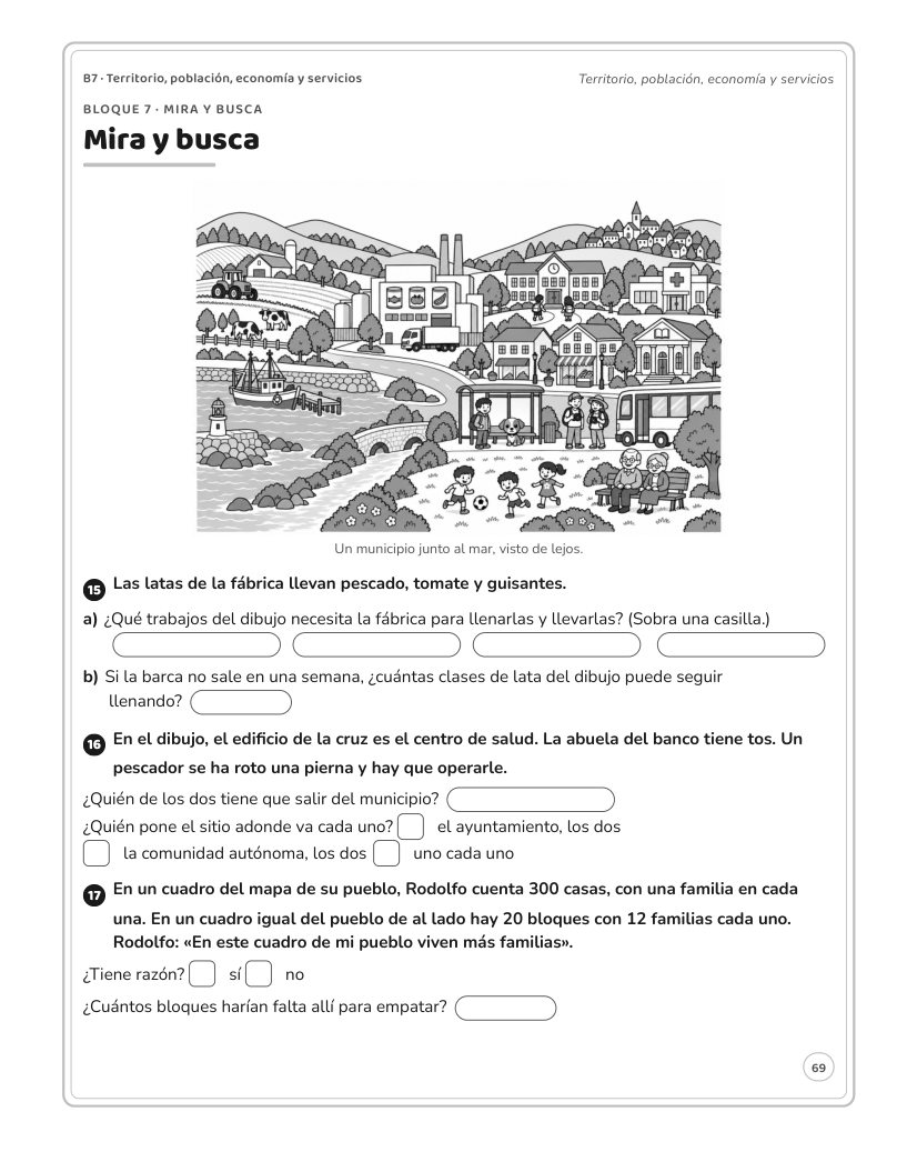 Página 69 del libro: Actividad del libro