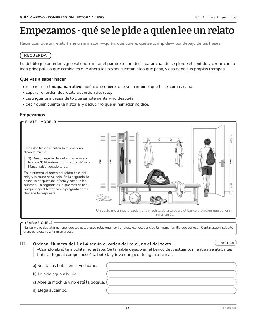 Actividad del libro