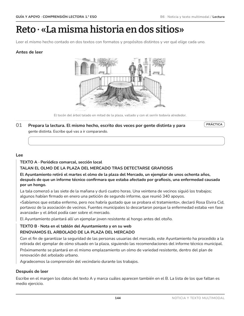 Página 144 del libro: Actividad del libro