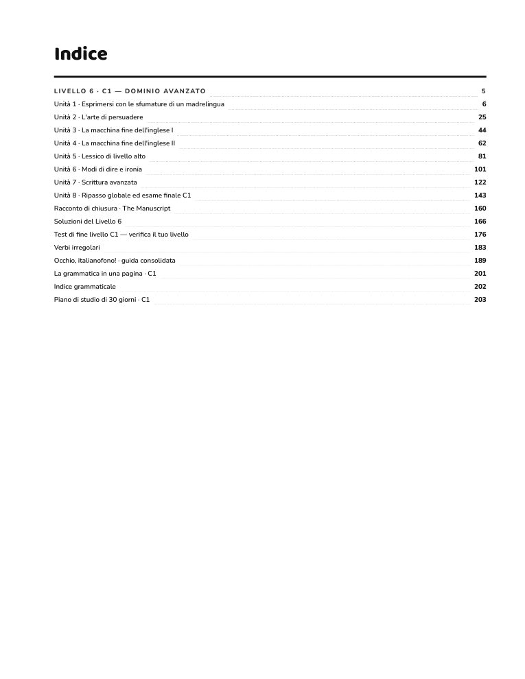 Indice completo